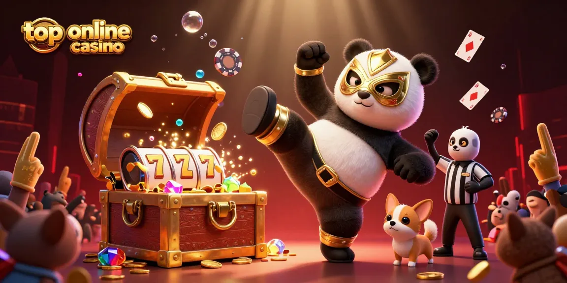 Experience thrilling action at the top online casino Australia with a dynamic wrestling scene and lively symbols.
